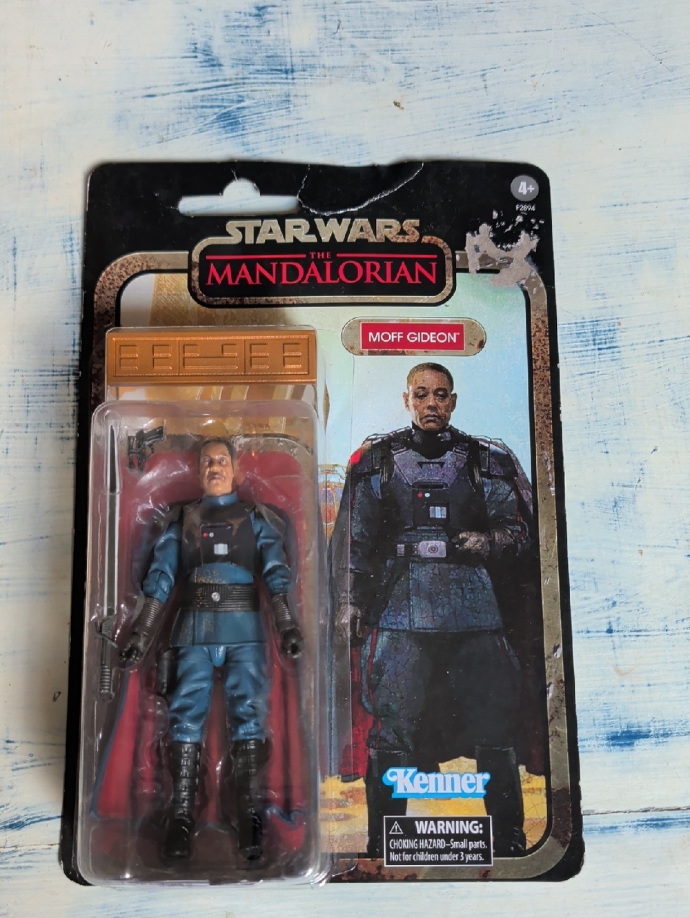 Star Wars The Mandalorian Moff Gideon Blue Black Action Figure